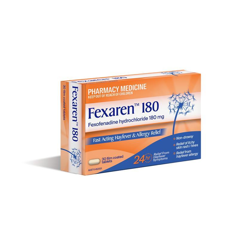 Fexaren 180mg 30 Tablets