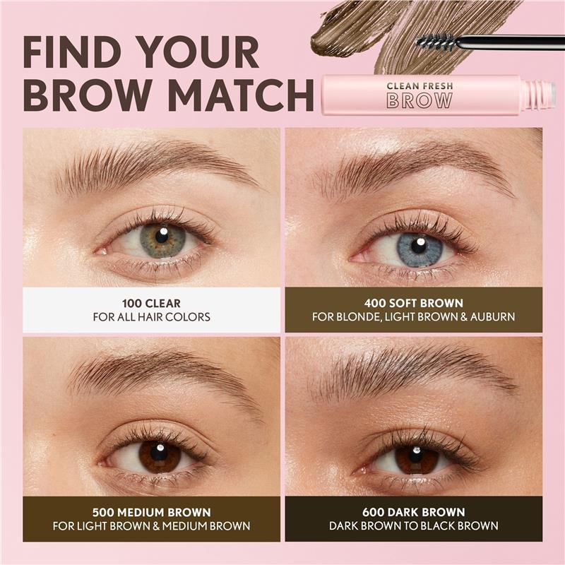 Covergirl Clean Fresh Brow Enhancer Gel Wax 400 Soft Brown