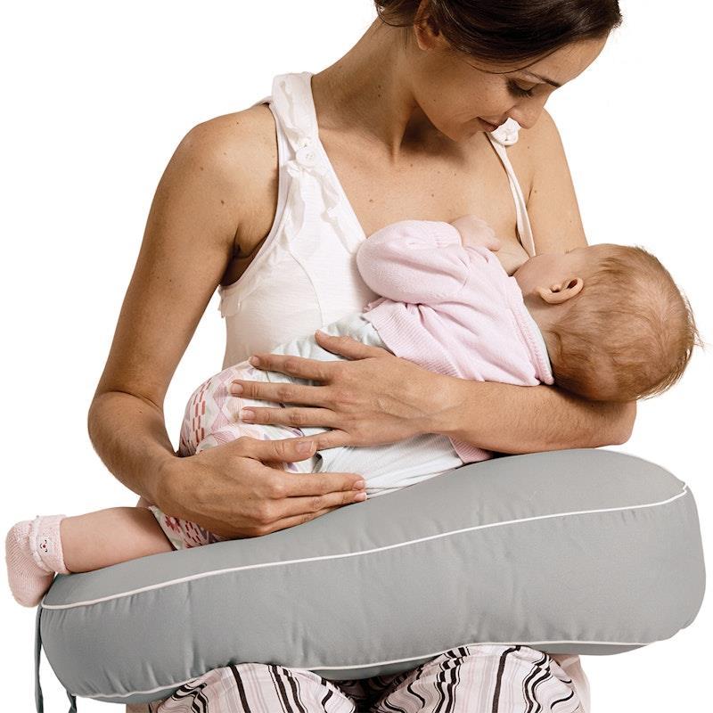 Milkbar Single Maternity Pillow Grey
