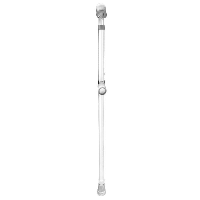 Livingstone Underarm Crutches F-Shape Matte Aluminium Adjustable 99-137cm Each