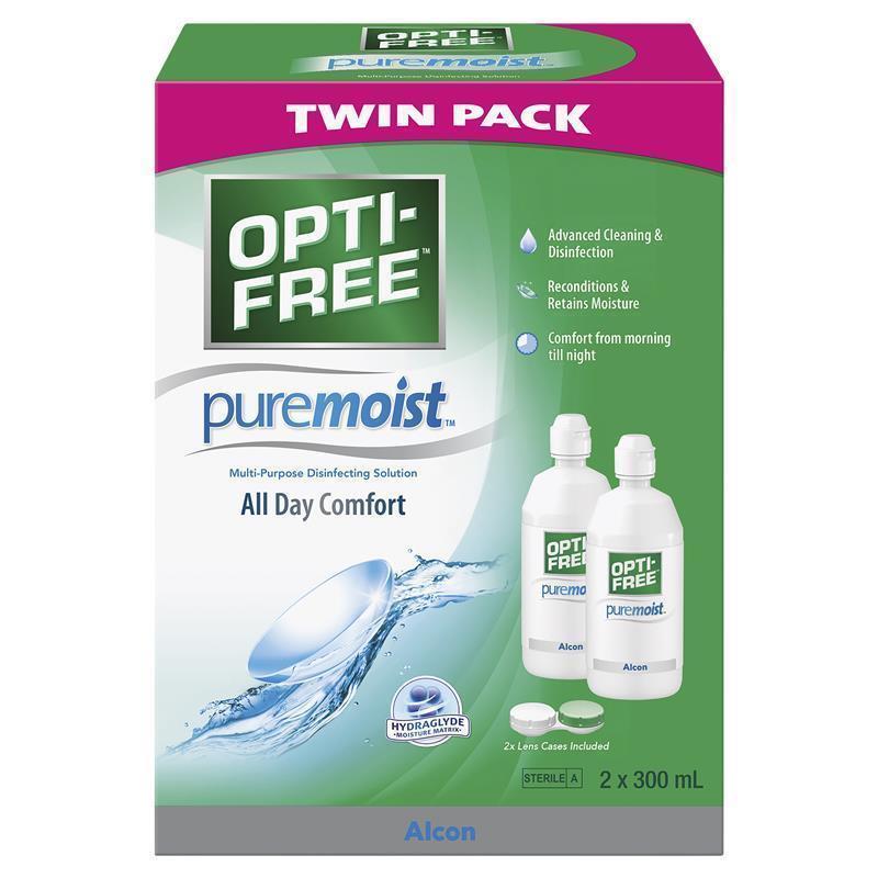 Opti Free Puremoist Twin Pack 2 x 300ml