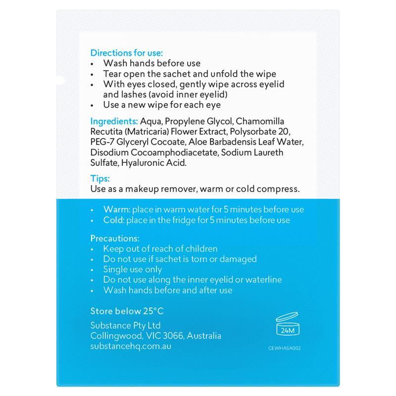 BioRevive Clean Eyes Eyelid Cleansing Wipes 30 Pack