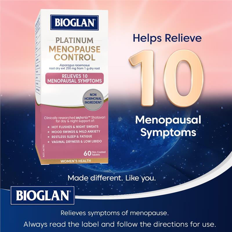 Bioglan Platinum Menopause Control 60 Capsules