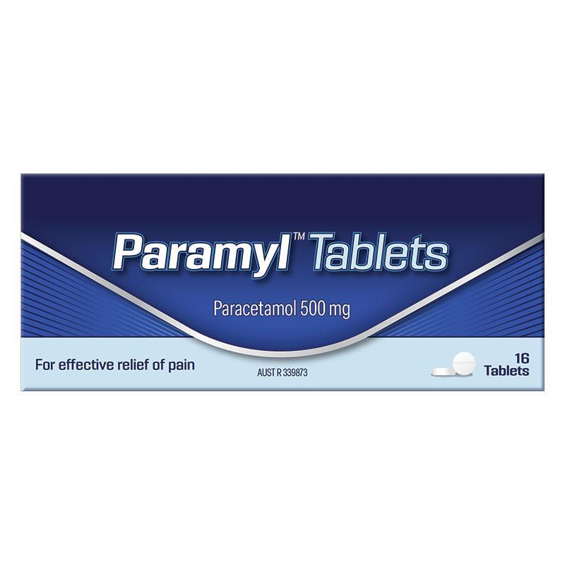 Paramyl 500mg 16 Tablets
