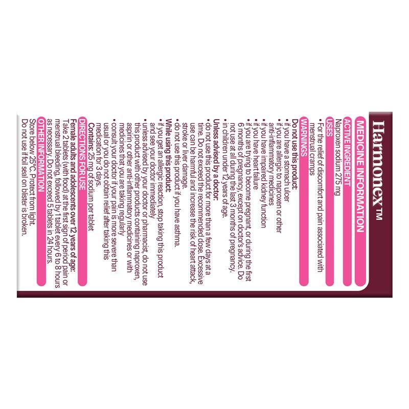Harmonex 275mg 24 Tablets