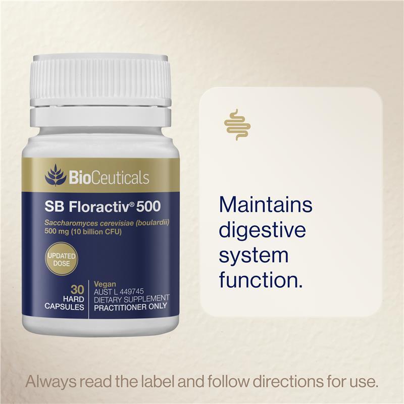 BioCeuticals SB Floractiv 500 30 Capsules