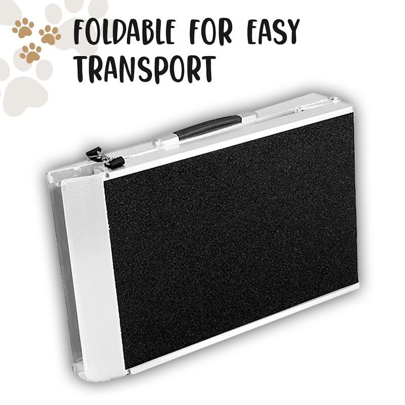 Furtastic Aluminium Foldable Dog Ramp 183 x 38cm