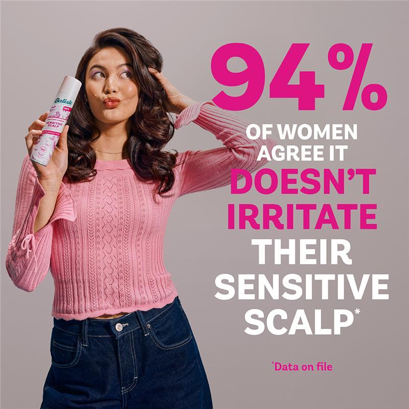 Batiste Dry Shampoo Sensitive Scalp Lightly Fragranced 50ml