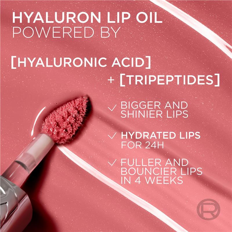 L'Oreal Paris Plump Ambition Hyaluron Lip Oil 641 Latte Glace