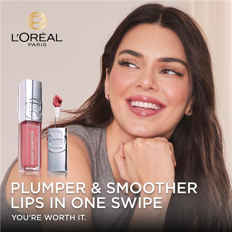 L'Oreal Paris Plump Ambition Hyaluron Lip Oil 490 Berry Jolie