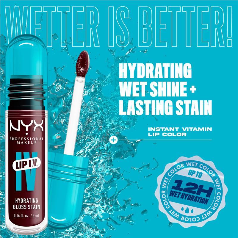 NYX Lip IV Hydrating Gloss Stain Mauve N Moist