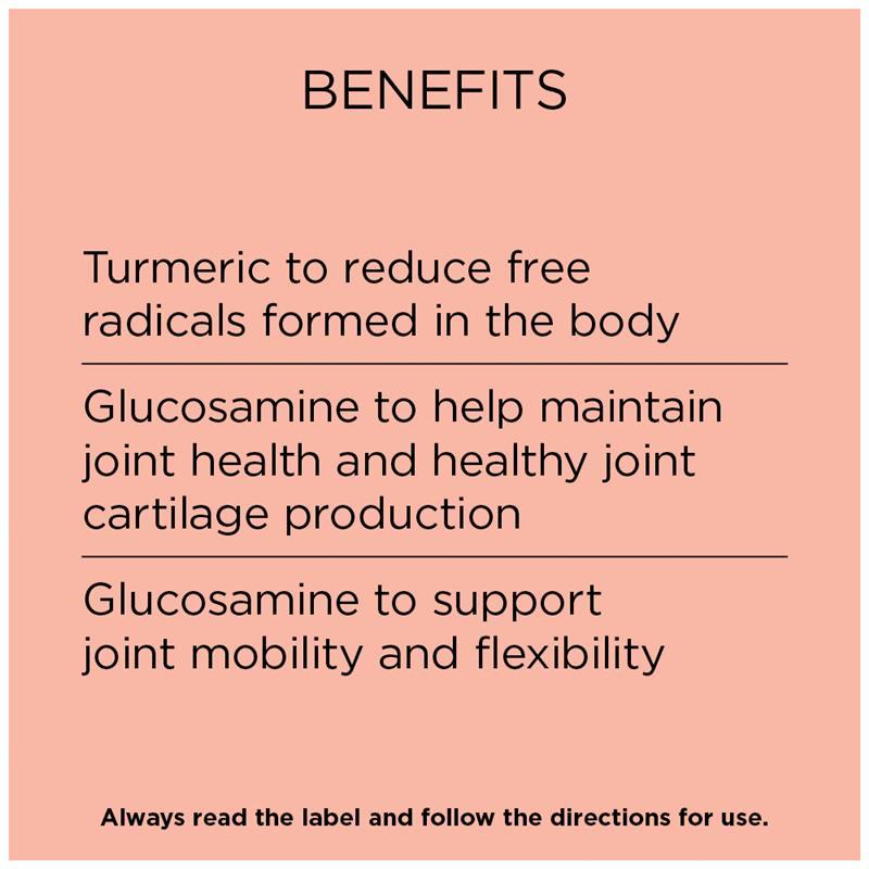 GO Healthy Turmeric Plus Glucosamine 120 Hard Capsules