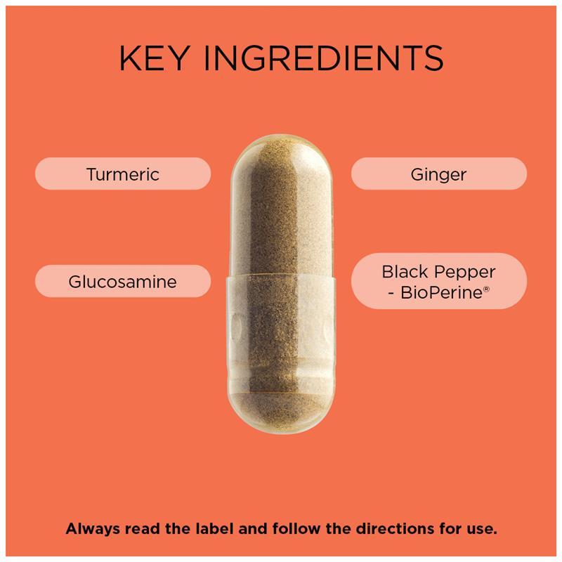 GO Healthy Turmeric Plus Glucosamine 120 Hard Capsules