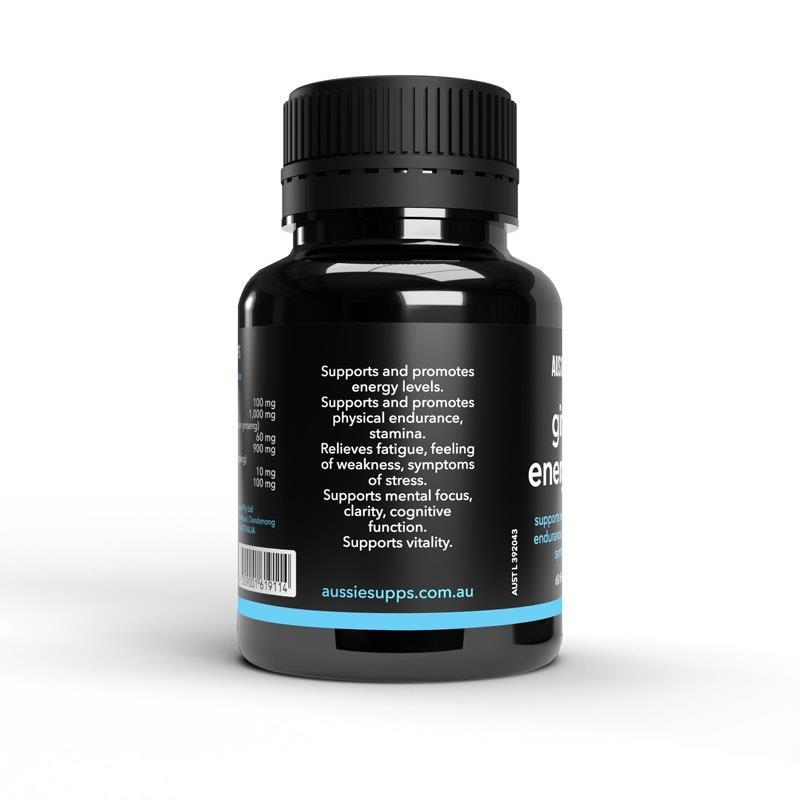 AussieSupps Ginseng Energy 2000 60 Tablets
