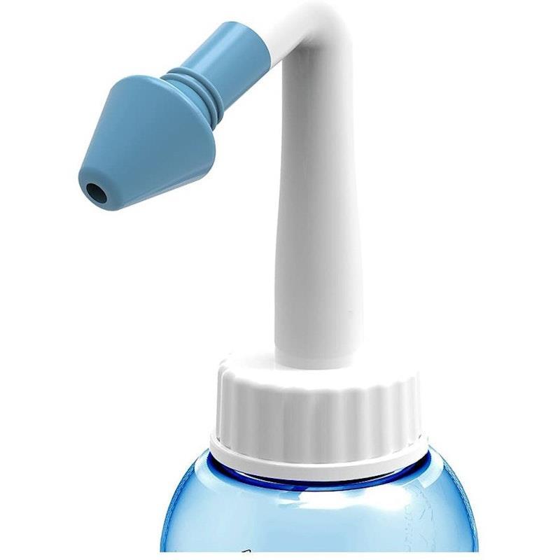 Waterpulse Sinus Rinse Neti Pot Kit with 30 Washing Salt Pack Bundle