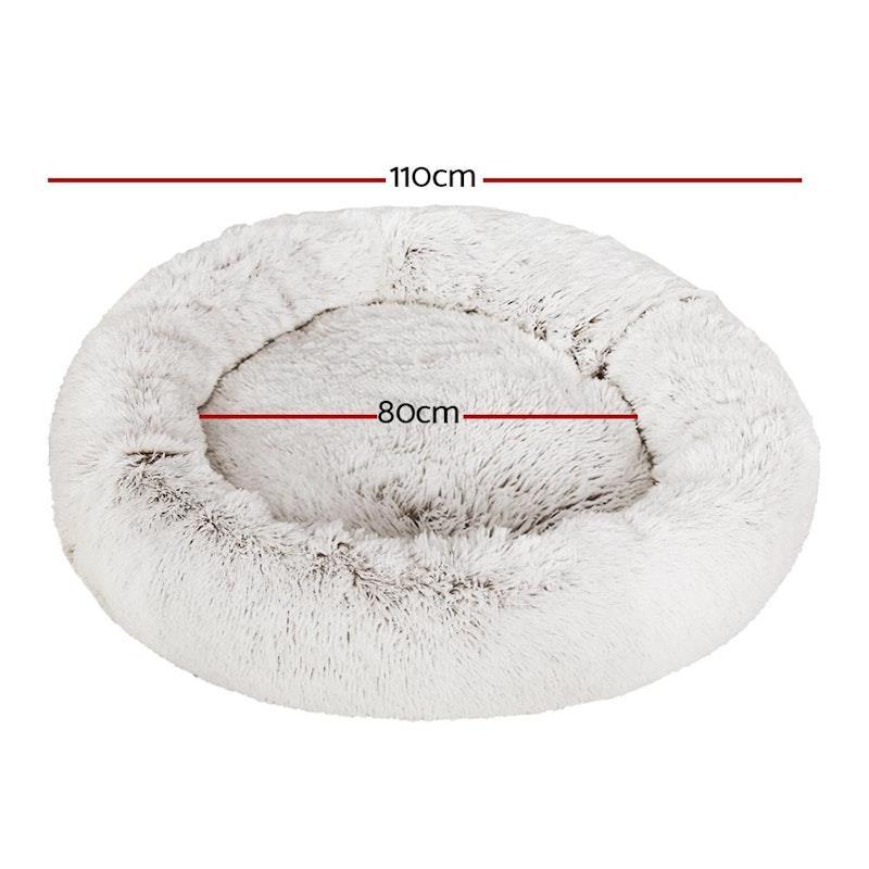 i.Pet Dog Bed Pet Cat Beds Calming Sleeping Comfy Washable 110cm Extra Large
