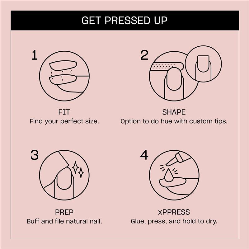 OPI On Point Instant Press-On Mani Pleasure to Petun-ya