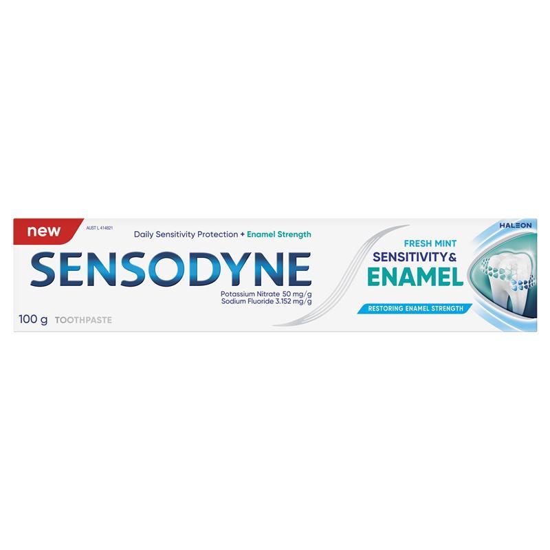 Sensodyne Toothpaste Sensitivity & Enamel Fresh Mint 100g