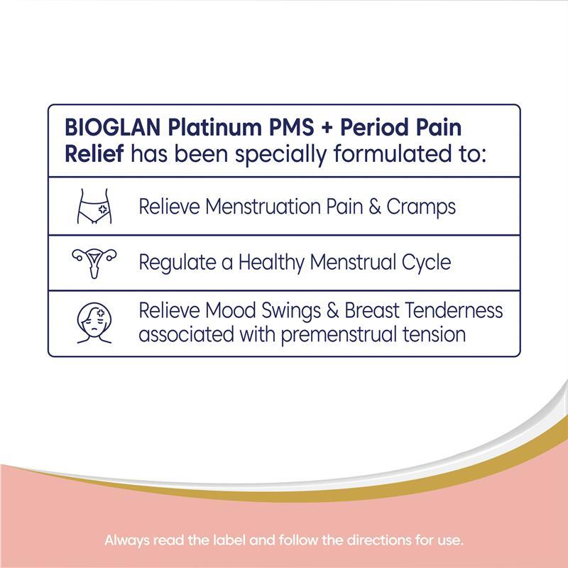 Bioglan Platinum IBS Support Triple Action 50 Tablets
