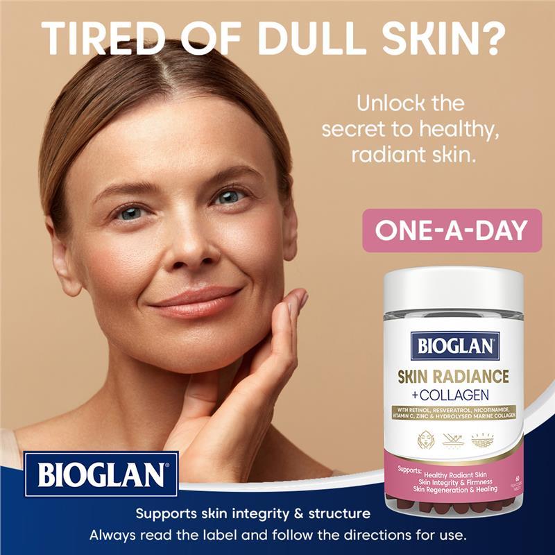Bioglan Skin Radiance + Collagen 60 Tablets
