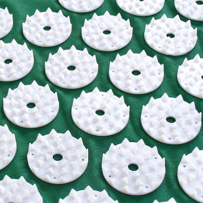 Fandcy Acupressure Mat Pillow Set Massage Acupressure Mat Back Neck Full Body Relaxation with Bag 1Pack