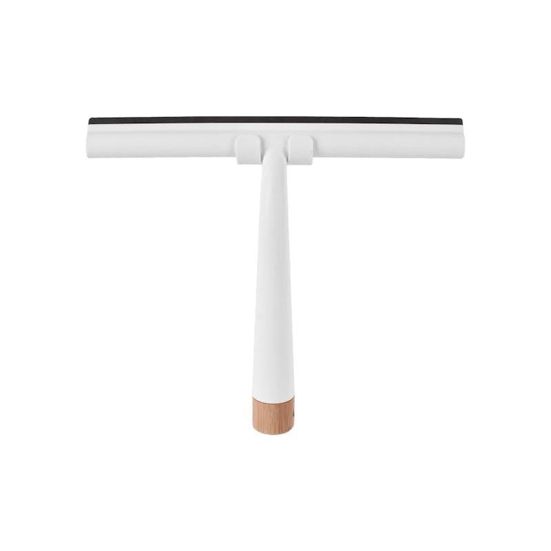 Clevinger Bamboo Base Shower Squeegee with Holder 1Piece