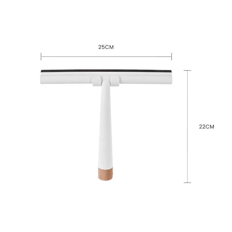 Clevinger Bamboo Base Shower Squeegee with Holder 1Piece