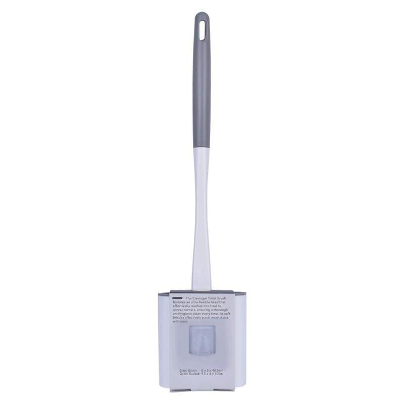 Clevinger Flexible Silicone Toilet Brush & Holder 2Pack