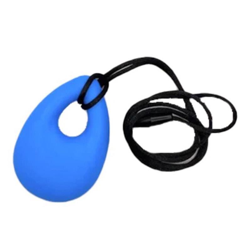 Sensory Safari Sensory Necklace Tear Drop Light Blue