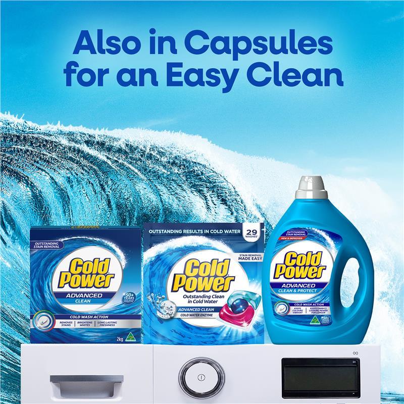 Cold Power Advanced Clean Liquid Laundry Detergent 2 Litres