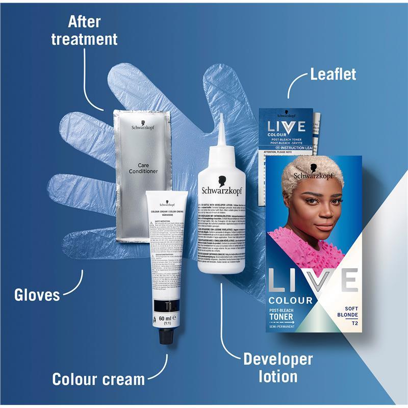 Schwarzkopf Live Colour Semi-Permanent Toner Soft Blonde T2