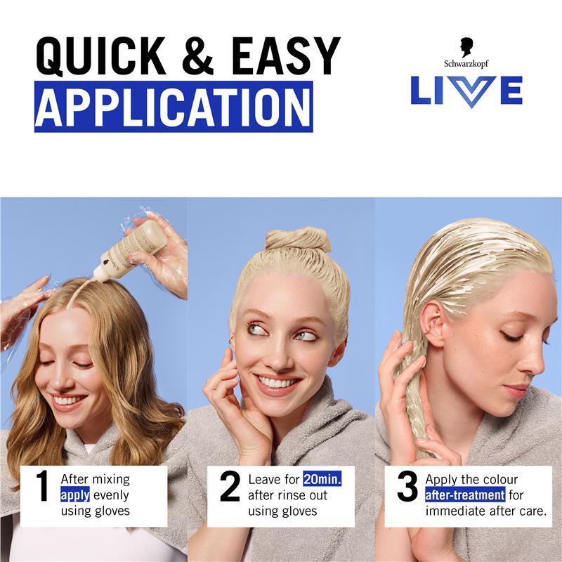 Schwarzkopf Live Colour Permanent Intense Bleach Max Blonde 00B