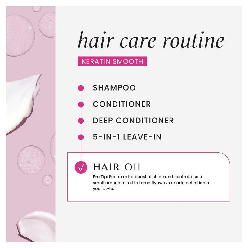 HASK Keratin Smooth Hair Oil Pump Serum 100ml