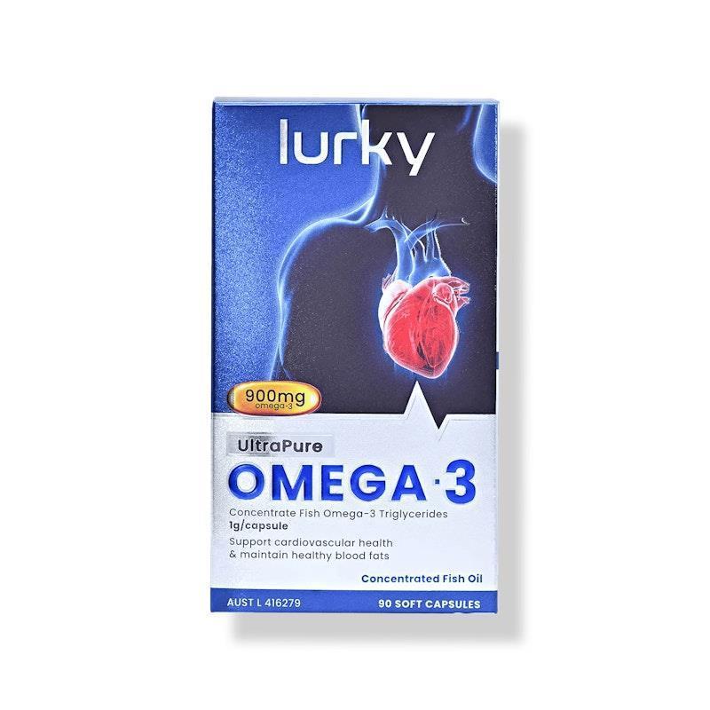 Lurky Ultra Pure Omega 3 Fish Oil 90 Capsules