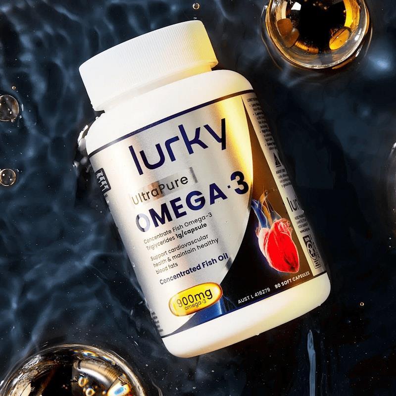 Lurky Ultra Pure Omega 3 Fish Oil 90 Capsules