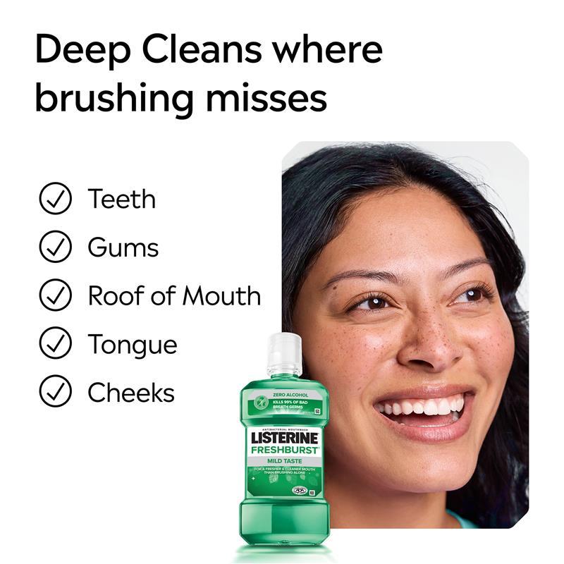 Listerine Mouthwash Freshburst Zero 250ml