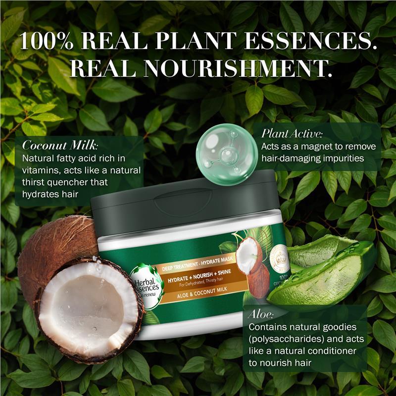 Herbal Essences Bio Renew Coconut Milk & Aloe Deep Hydrate Mask 300ml