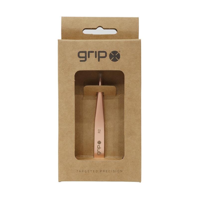 Grip Tweezer Pointed Tip Rose Gold R2 1Unit