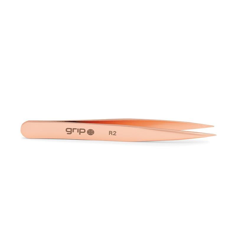Grip Tweezer Pointed Tip Rose Gold R2 1Unit
