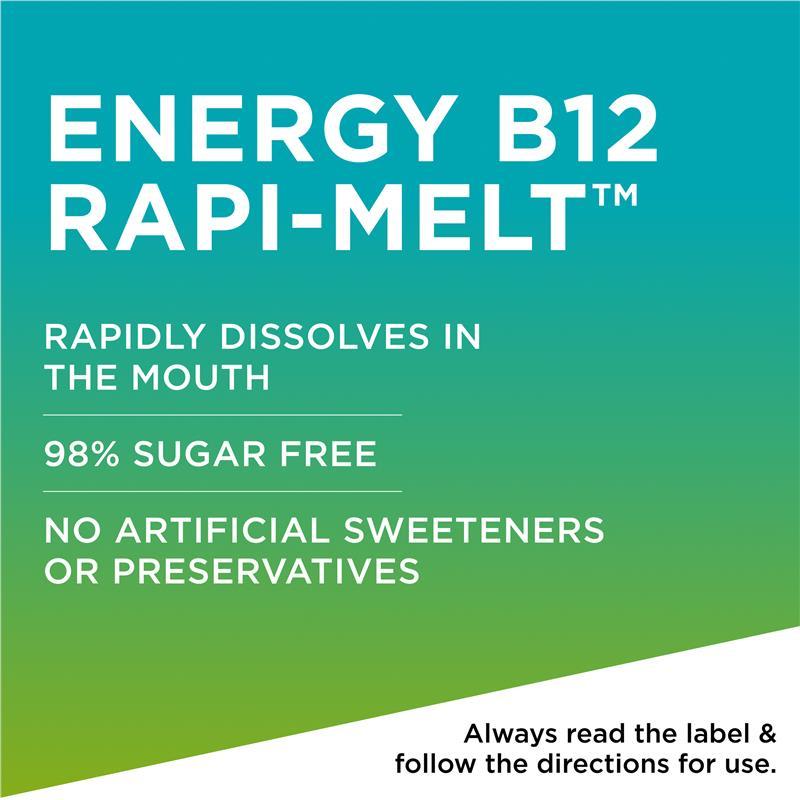 Blackmores Energy B12 1000mcg Rapi-Melt 90 Tablets