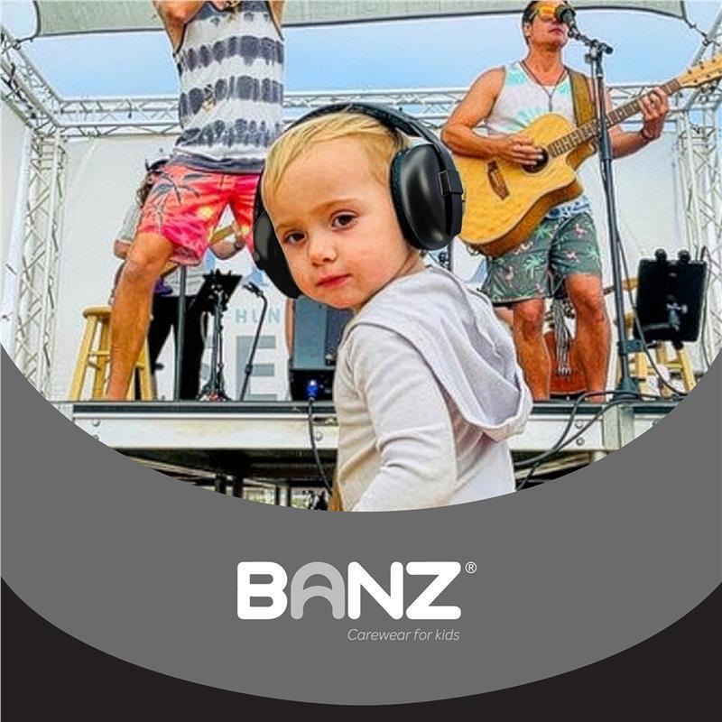 Banz Ear Muffs Mini 0-2 Years Black