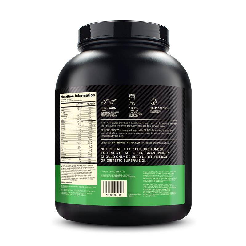 Optimum Nutrition Serious Mass Vanilla 2.72kg
