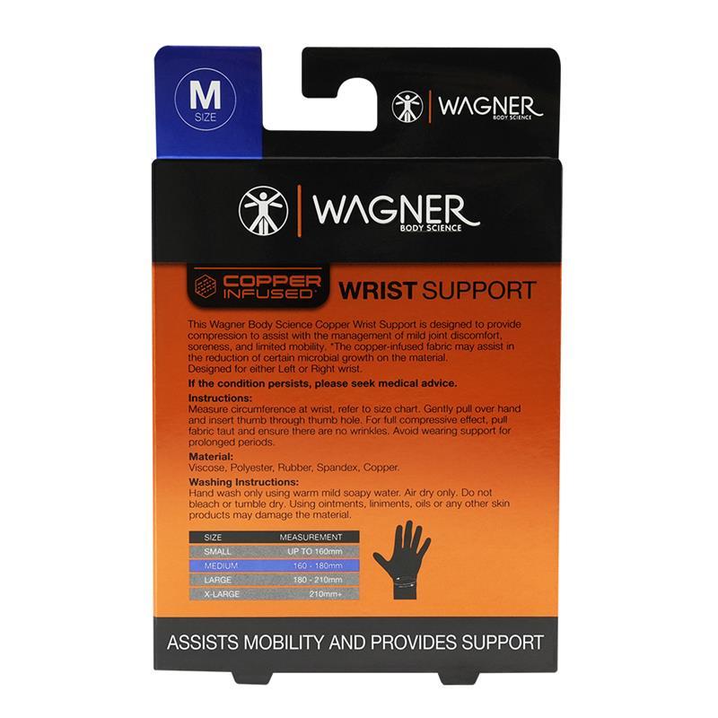 Buy Wagner Body Science Copper Infused Wrist Support Medium online at ...