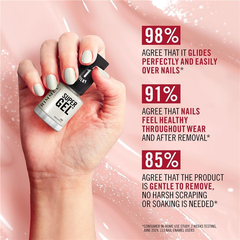Rimmel Super Gel Nail Polish 109 Whipped