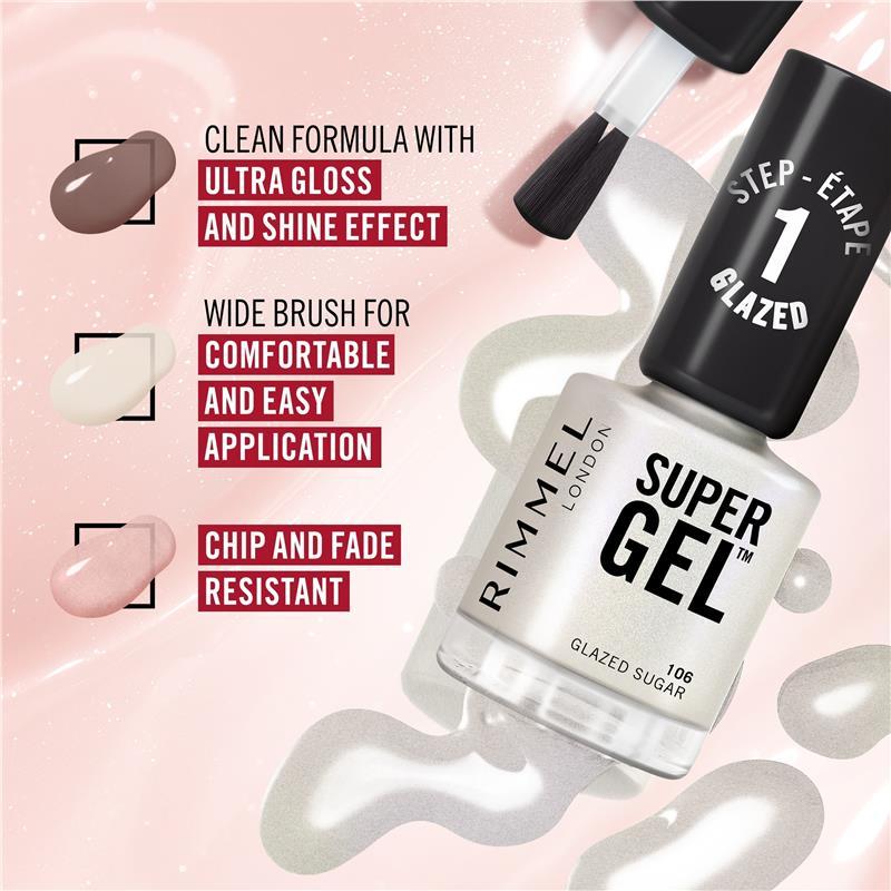 Rimmel Super Gel Nail Polish 108 Sweet Bliss