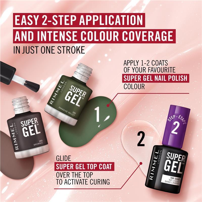 Rimmel Super Gel Nail Polish 108 Sweet Bliss
