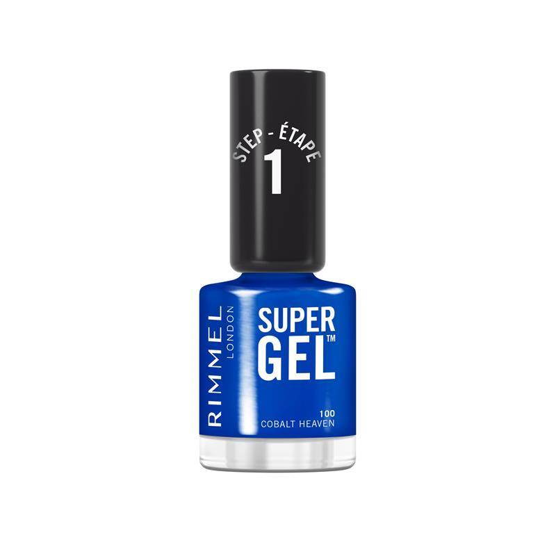 Rimmel Super Gel Nail Polish 100 Cobalt Heaven