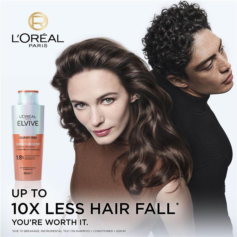 L'Oreal Elvive Growth Booster Shampoo 200ml
