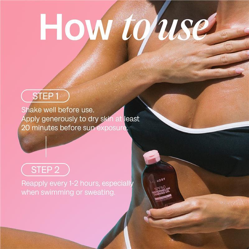 Bali Body Watermelon Tanning Oil SPF 50 100ml