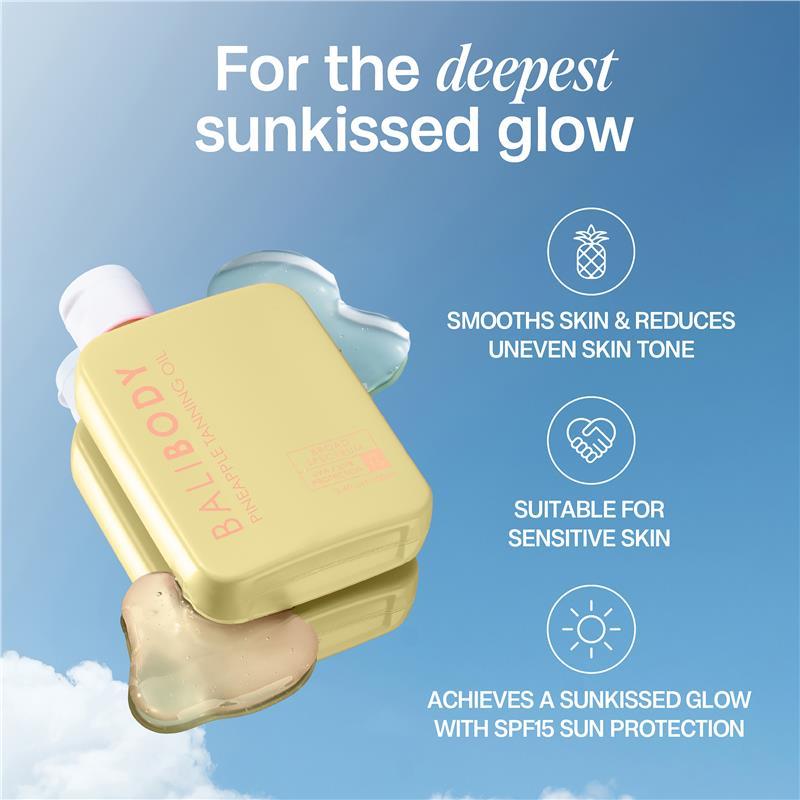 Bali Body Pineapple Tanning Oil SPF15 100ml